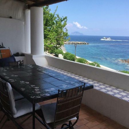 La Terrazza Sul Mare Apartment Santa Marina Salina Bagian luar foto